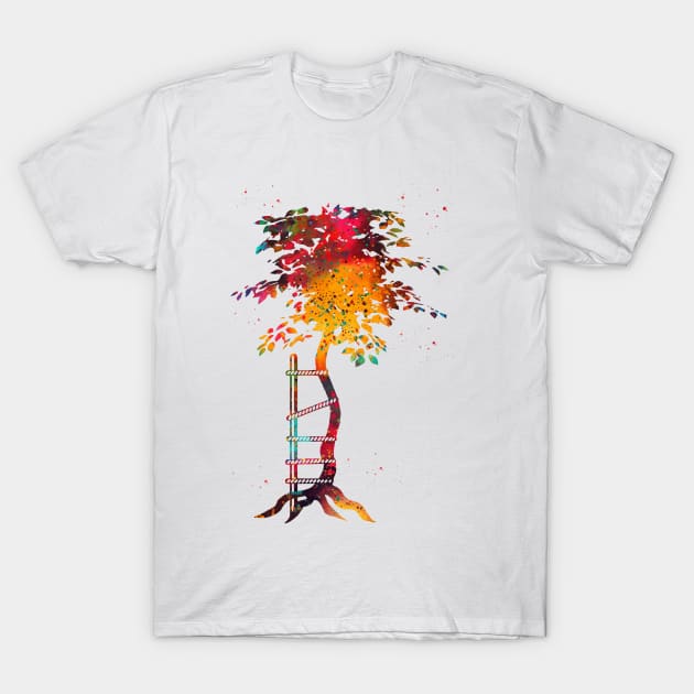 Crooked Tree T-Shirt by erzebeth